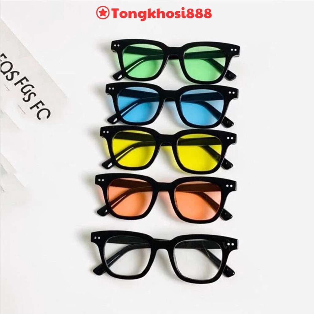 PVN44054 Kính Mắt Retro Gọng Vuông Chống Ánh Sáng Xanh – Kính Thời Trang Unisex Gọng Lớn Cá Tính