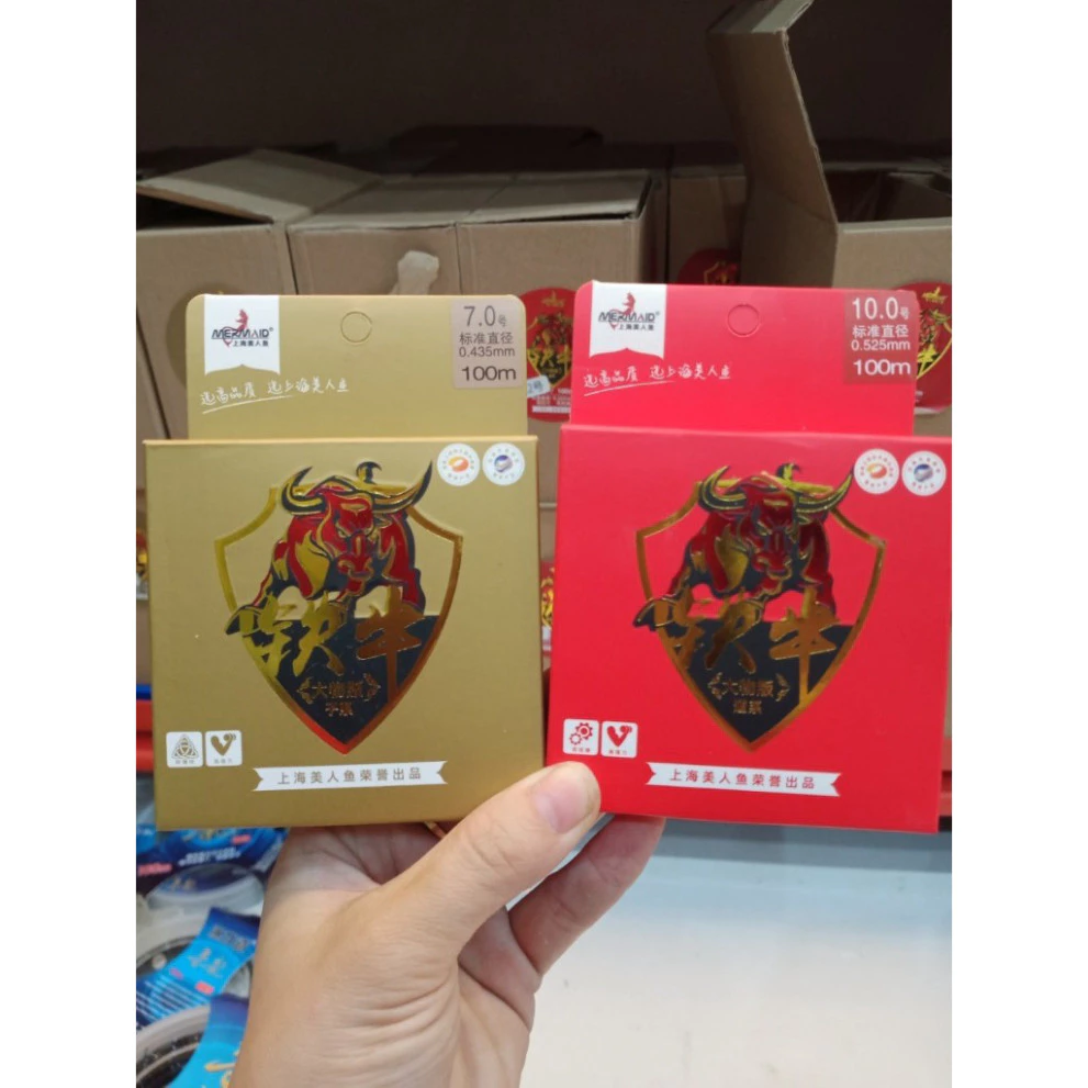 Cước trục, thẻo Thiết Ngưu cuộn 100m chính hãng. Dây câu cá săn hàng. Tải trọng lớn, bền dai. Đồ Câu Duy Lộc nakgaczvkog