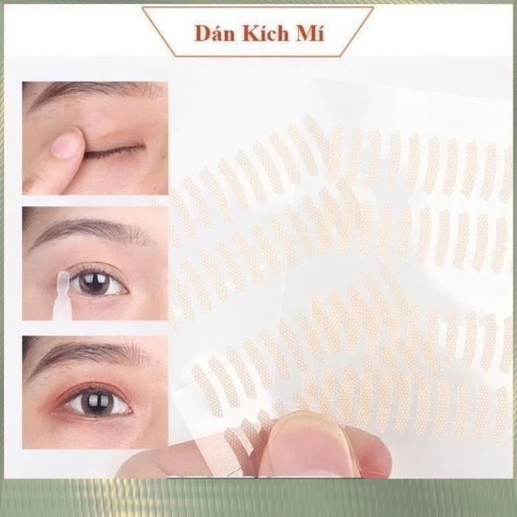 Dán kích mí sẵn keo vỉ 20-48 miếng màu da chống thấm GCR