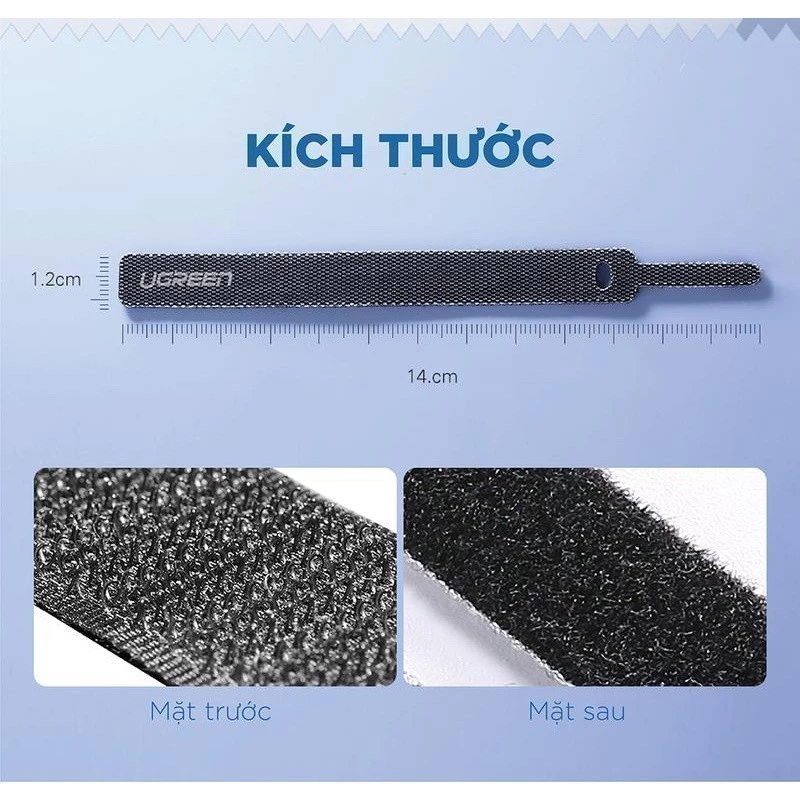 [GIFT] Dây dán Velcro Jisulife làm gọn dây sạc quạt