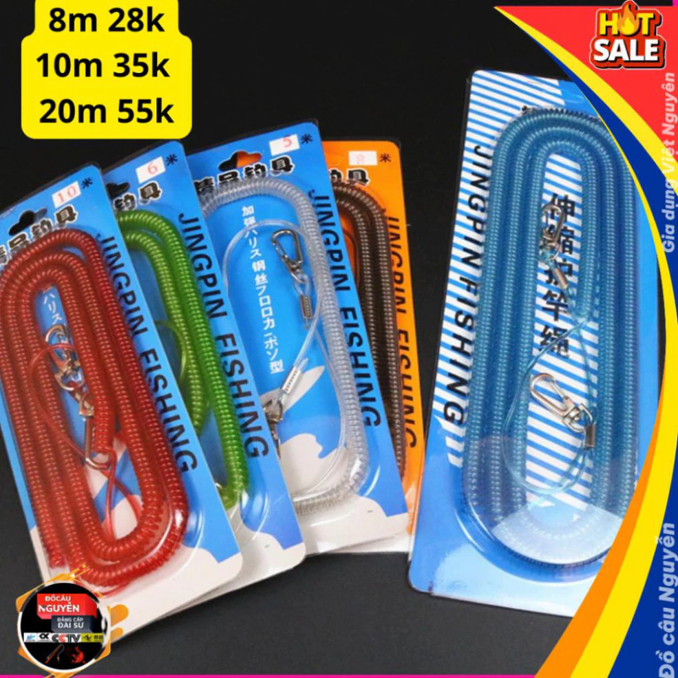 Dây bảo hiểm lò xo cần câu , dây bảo hiểm thu gọn tiện lợi (Đồ Câu Nguyễn) nao562hgad6368