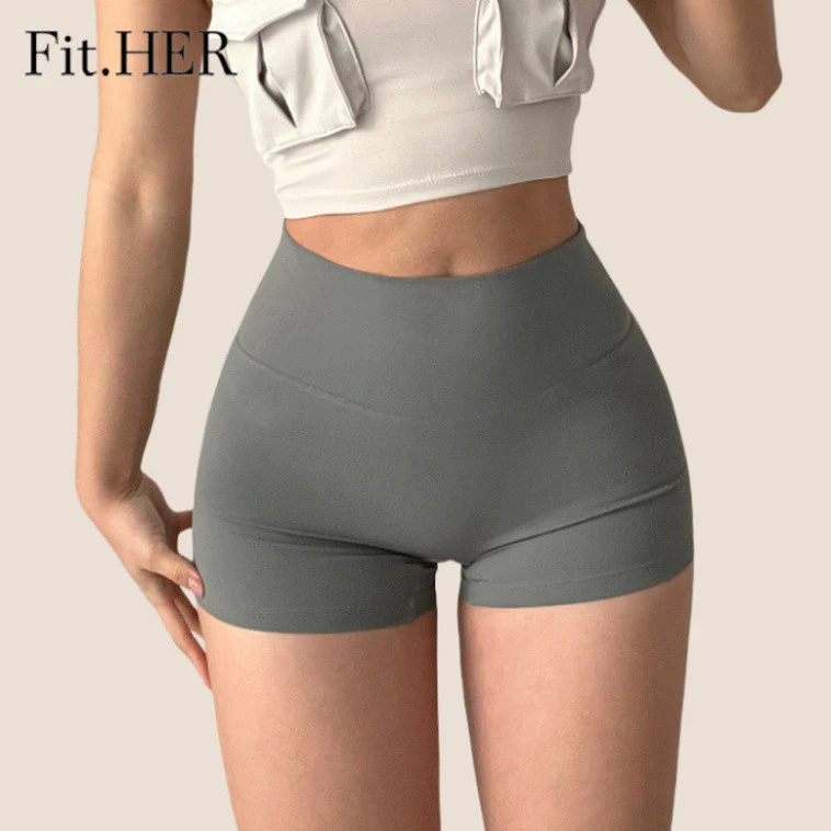 Quần Short Sport Nữ Lưng Cao Thời Trang,Quần Short  Yoga Quần Legging Cao Cấp