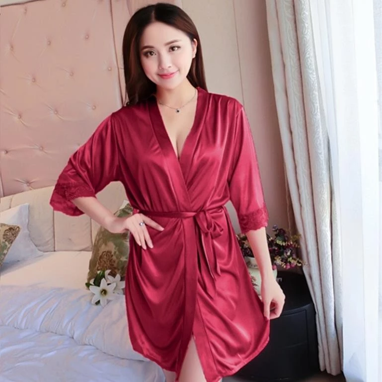 ÁO CHOÀNG NGỦ PHI LỤA NGỦ MẶC NHÀ SEXY AC02 ĐỒ NGỦ NỮ GỢI CẢM ÁO CHOÀNG, ÁO TẮM QUYÊN RŨ