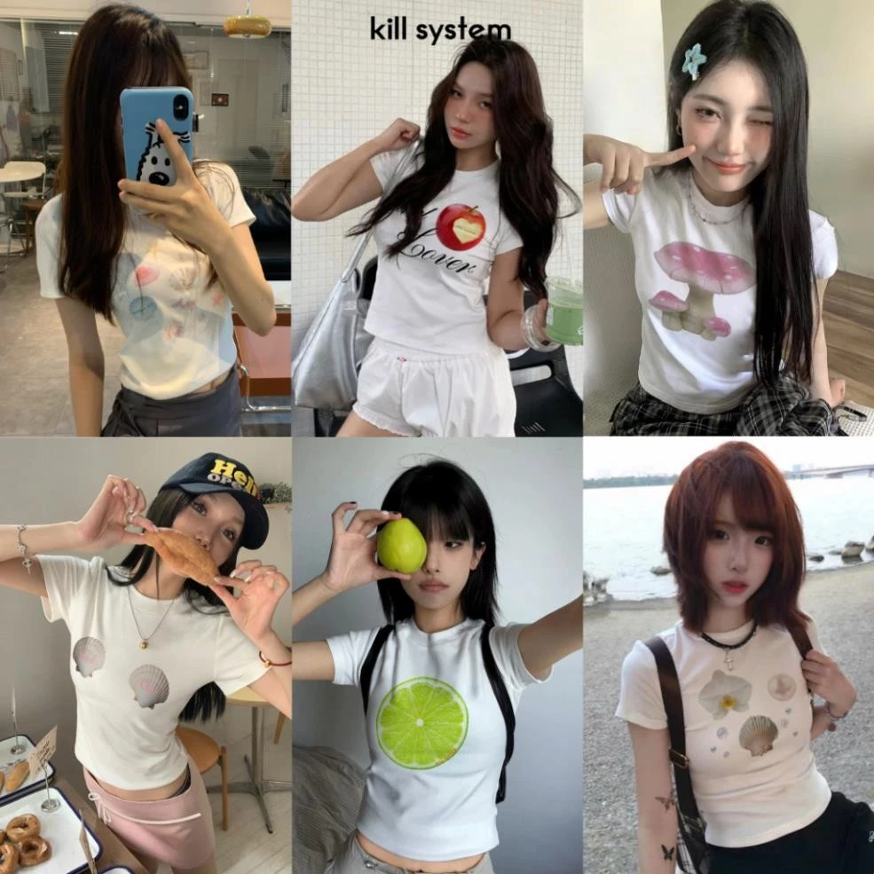 [CÓ MẪU MỚI] Áo thun ôm body babytee Mùa Hè Sôi Động TaiducStore chất thun co giãn thoáng mát