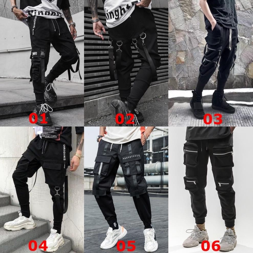 Quần Jogger Kaki Nam Nữ Túi Hộp Unisex Streetstye