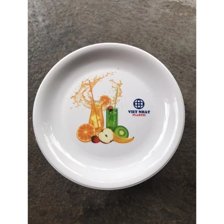Đĩa nhựa đựng đồ ăn hoa quả việt nhật bền đẹp giá rẻ(MH/1227)
