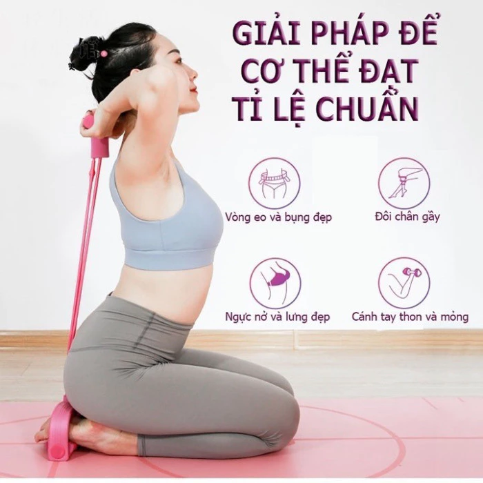 Dây Kéo Đàn Hồi Tập Bụng DIDOOGLT Ống Cao Su Tập Cơ Bụng Tay Chân Gym Thể Dục Tại Nhà