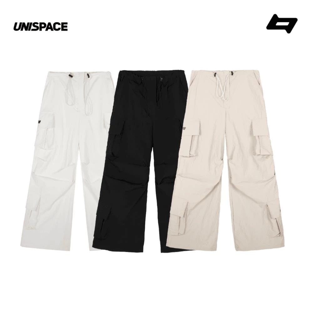Quần túi hộp ống rộng By.Unispace unisex nam nữ vải dù Stormy Pants