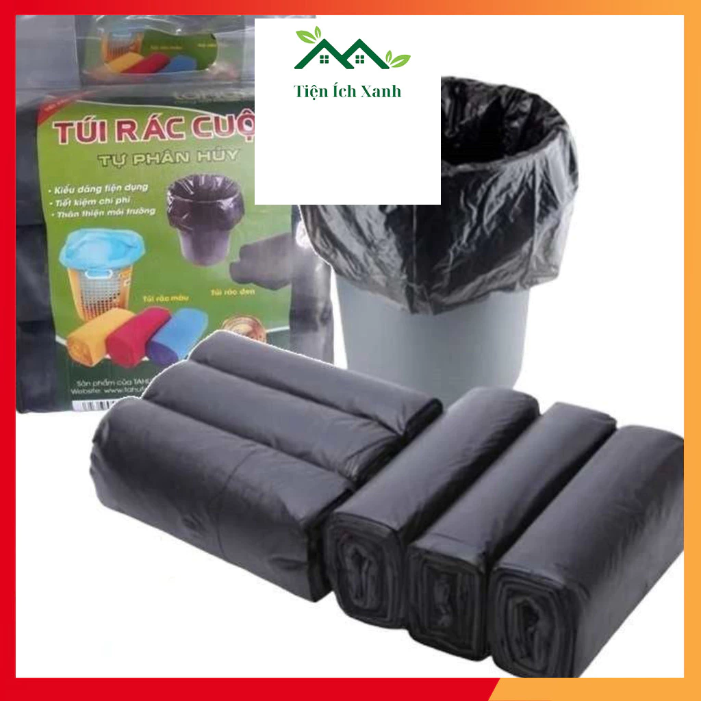 Túi đựng rác tự phân hủy bảo vệ môi trường kích thước lớn 55.65cm