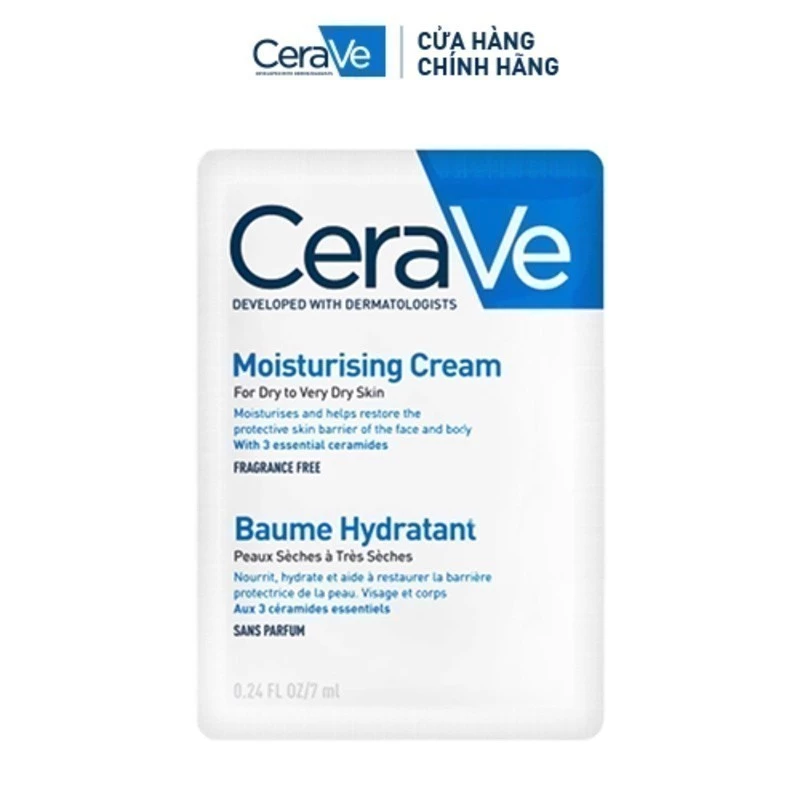 [HB GIFT HÀNG TẶNG KHÔNG BÁN] Kem dưỡng ẩm CeraVe dành cho da khô 7ml