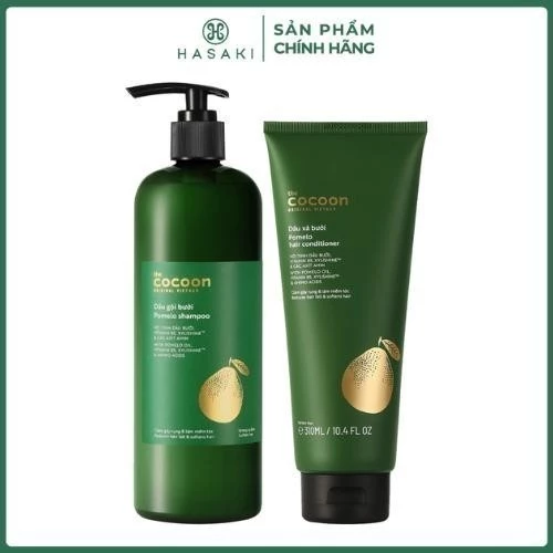 [DAILY] Bộ Gội Xả Bưởi Cocoon Giảm Gãy Rụng Tóc 500ml+310ml Hasaki Sản Phẩm Chính Hãng