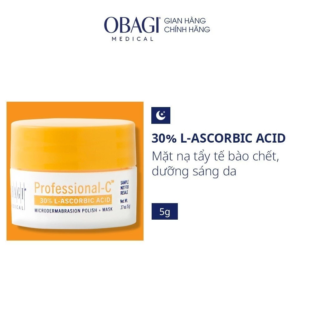 [Hàng tặng không bán] Mặt Nạ Giúp Làm Sạch Tế Bào Da Chết & Làm Sáng Da PROFESSIONAL-CTM 30% VITAMIN C