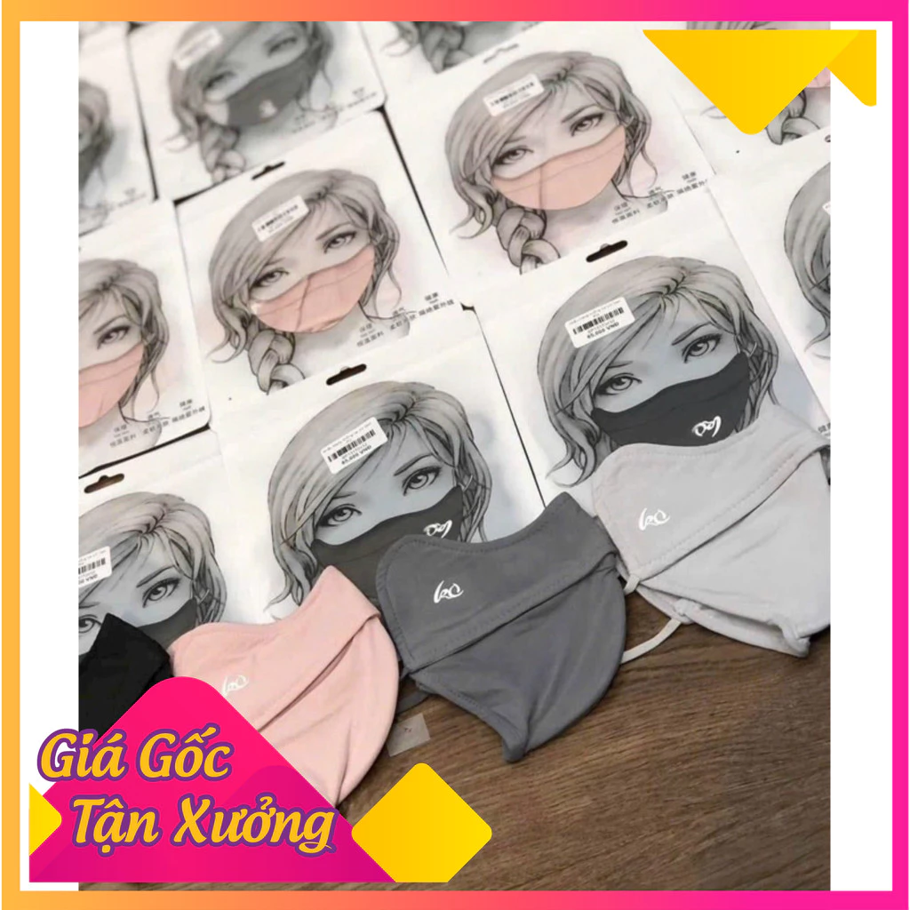 Khẩu trang lụa chống nắng UV hiệu quả, bảo vệ da với chất liệu mát, chống tia cực tím tốt nhất hiện nay.