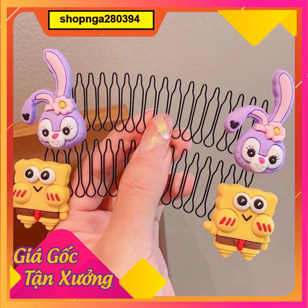 ```Dụng Cụ Làm Gọn Tóc Hình Thú Dễ Thương Dành Cho Bé Gái Giúp Tóc Được Ngăn Nắp```