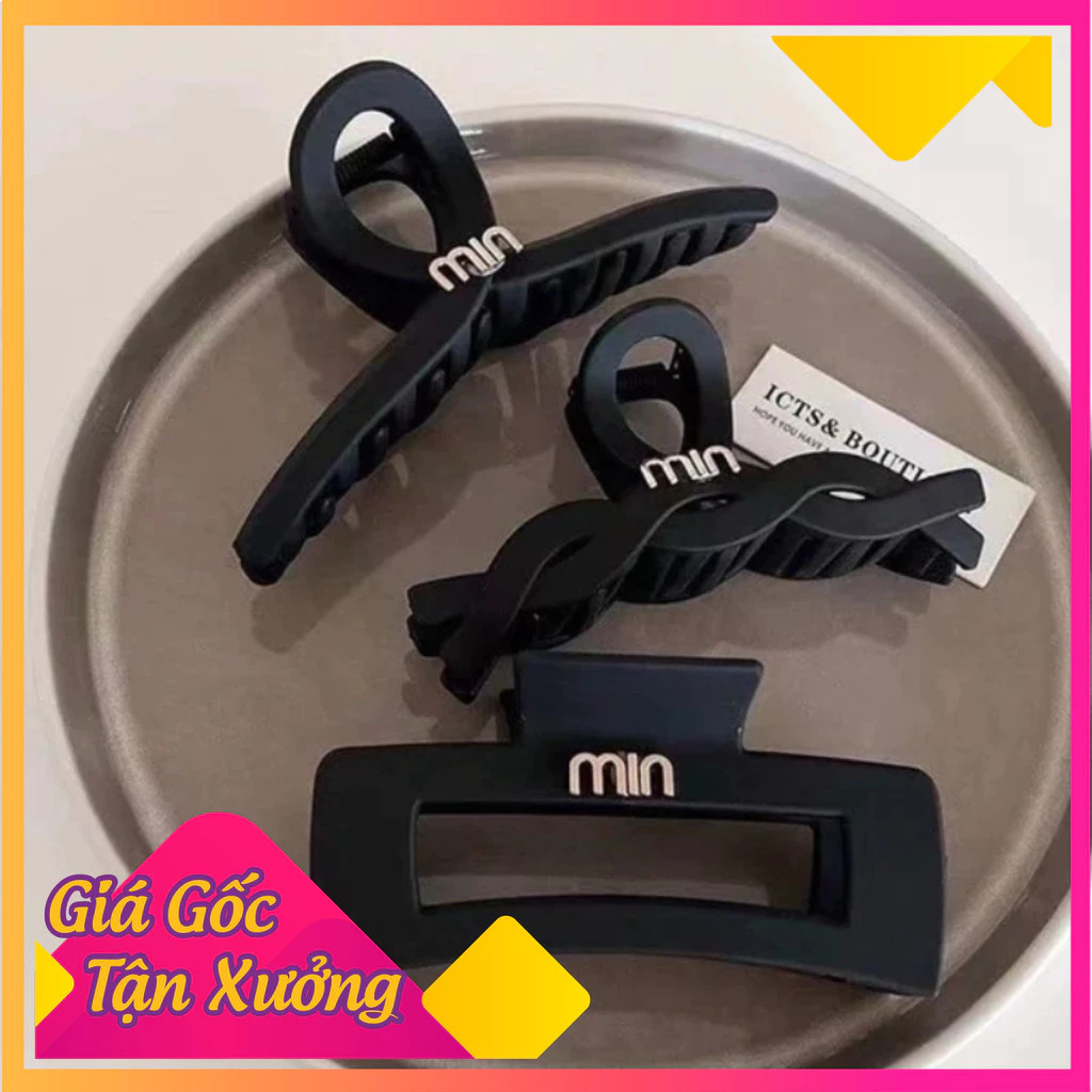 Sét 3 kẹp tóc càng cua Hàn Quốc Minmin - Chất liệu nhựa nhám cao cấpPhong cách sang trọng cho nữ```