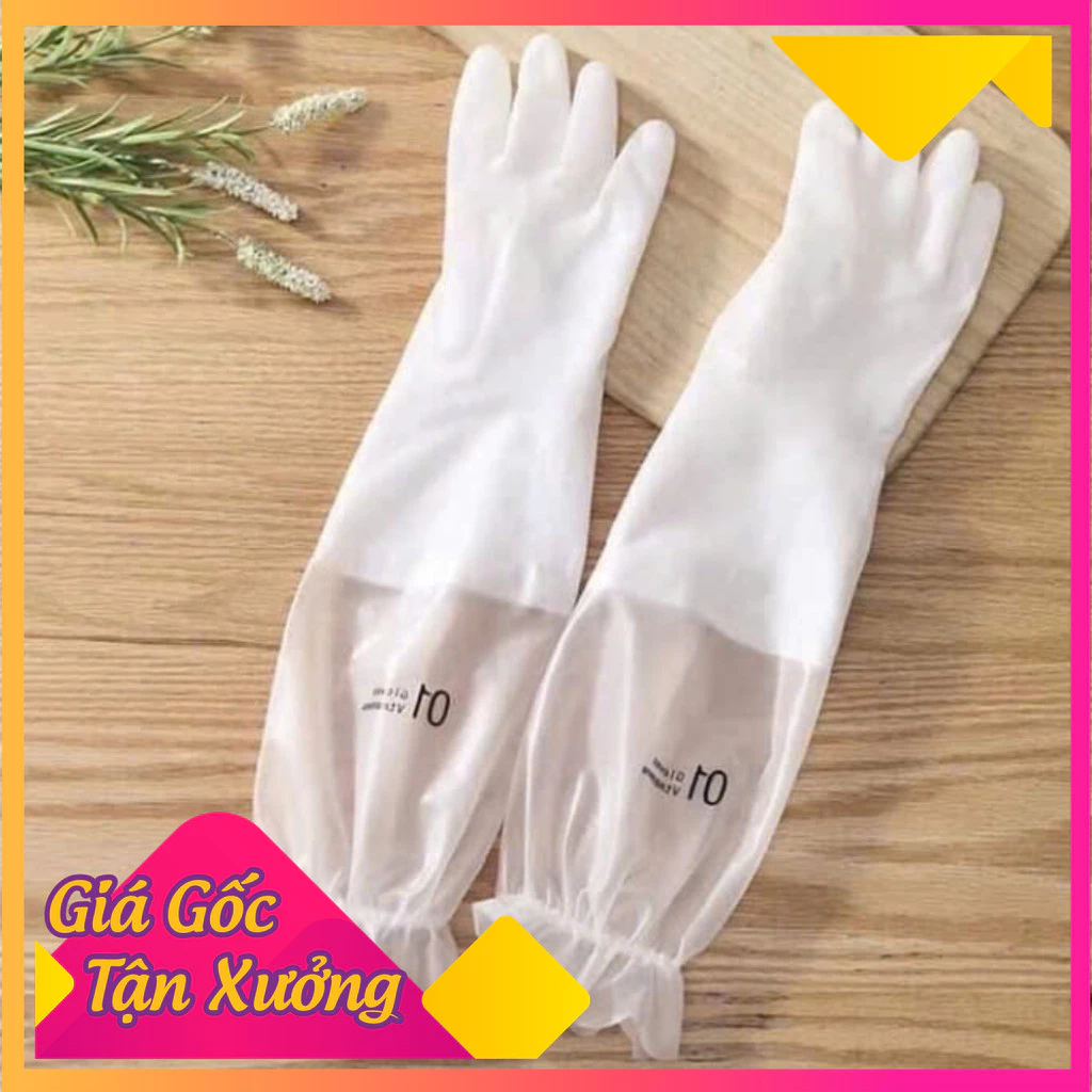Gang tay cao su loại dài nót nỉ và không nót nỉ siêu dai  tiện dụng. Gang tay vệ sinh tiện lợi