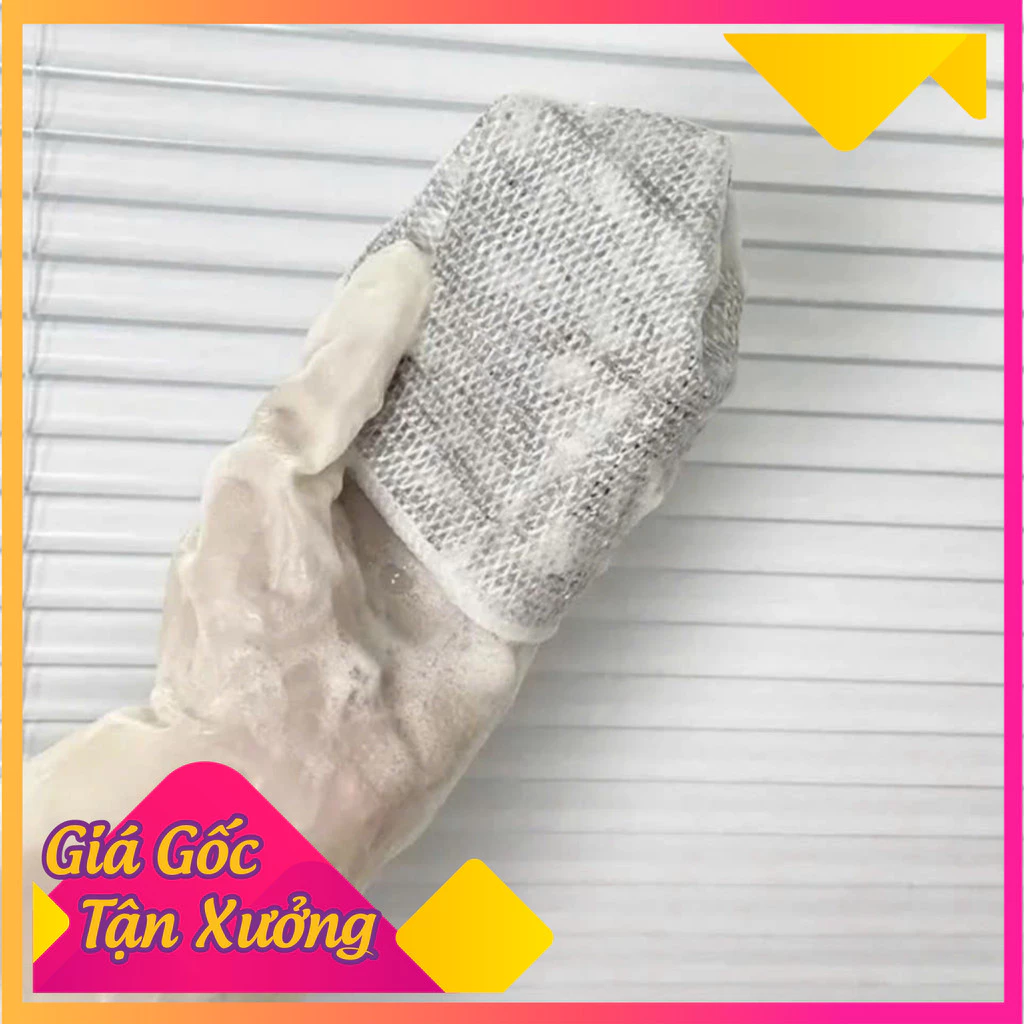 Set 10Lưới rửa bát bằng thép không gỉ mềm tiện dụng. Miếng cọ rửa bát mềm