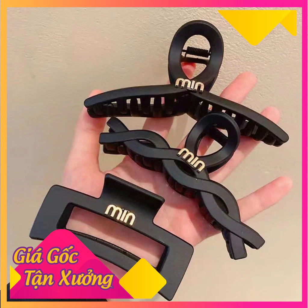 Set 3 kẹp càng cua chữ Min phong cách Hàn quốc siêu xinh dễ thượng