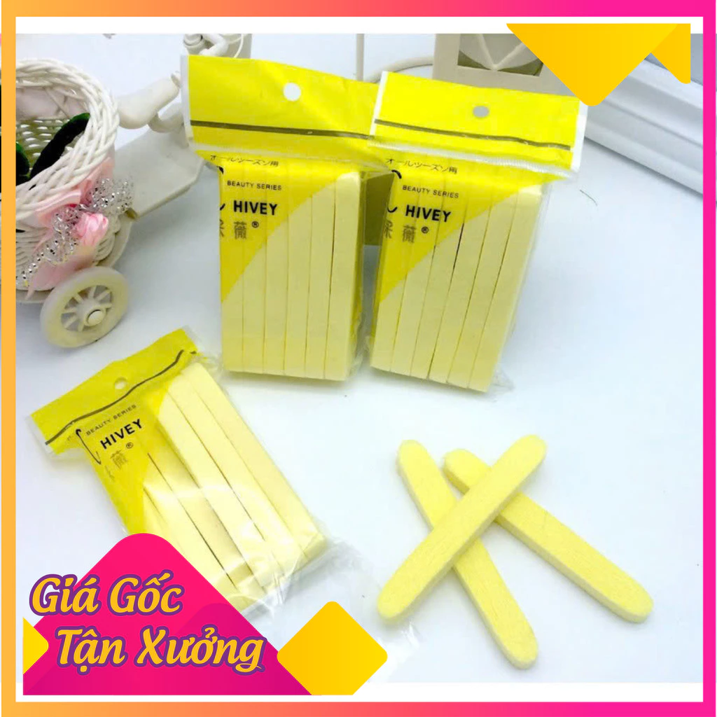 Túi 12 miếng mút rửa mặt hữu ích cho các bạn gái  sử  dụng thay thế khăn mặt sử dụng nhiều lần