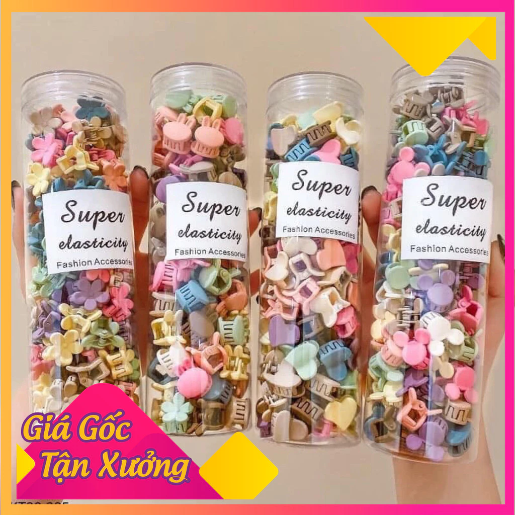 Hộp kẹp càng cua nhí kẹp tóc mái tạo kiểu cho bé yêu