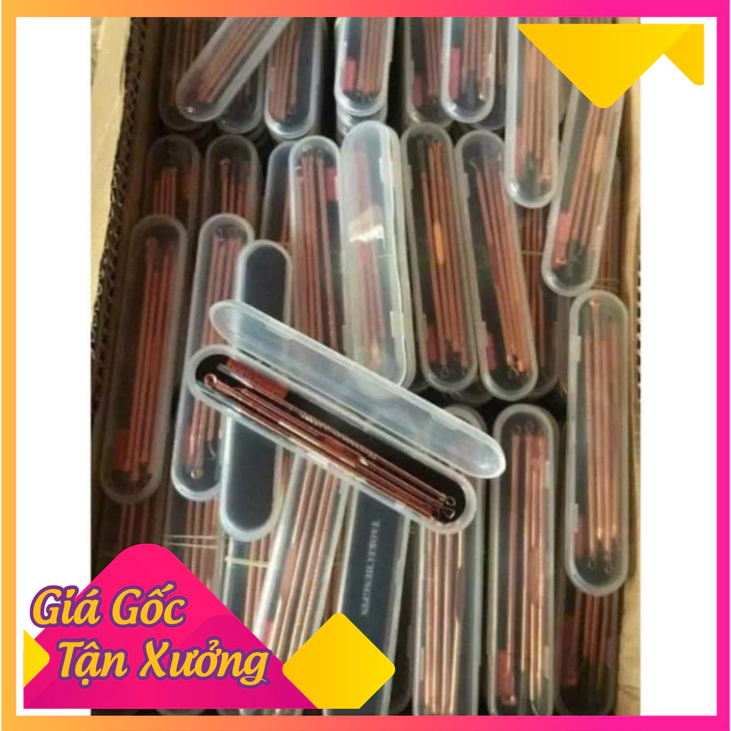Set 4 cây nặn mụn bằng kim loại dễ sử dụng đơn giản tiện dụng