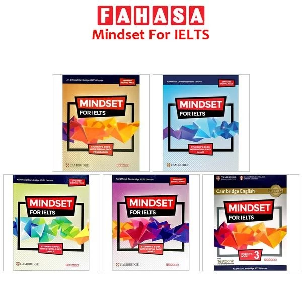 Sách Mindset For IELTS Level 1, Level 2, Level 3, Foundation Student’s Book With Updated Digital Pack
