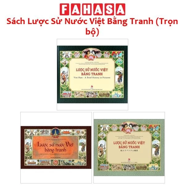 Sách Lược Sử Nước Việt Bằng Tranh (Trọn bộ)