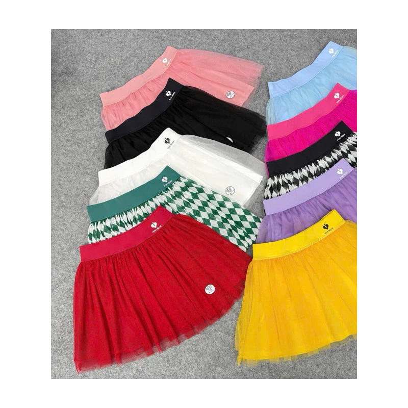 HOT HOT Chân Váy Phối Voan Lưới Có Quần Bảo Bộ, Váy Chơi Tennis, Pickleball, Gofl, Cầu Lông... Hàng Quảng Châu Cao Cấp