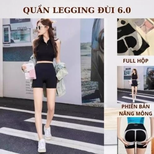 Legging Đúc Su Đùi 6.0 Full Box Phiên Bản Mới Cao Cấp QC - Maika 275