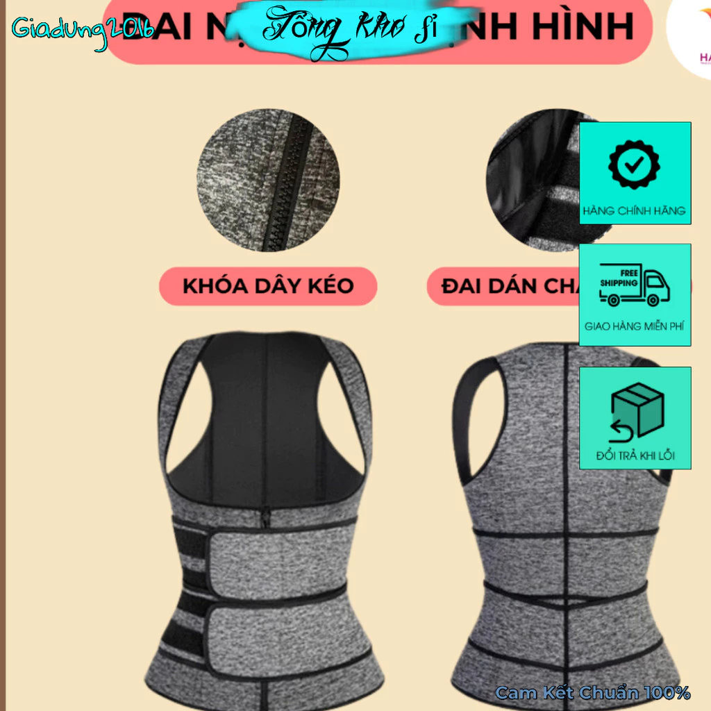 Đai Nịt Bụng Định Hình Eo Giảm Mỡ Chất Liệu Cao Su Tổng Hợp Co Giãn Thoáng Khi Đốt Mồ Hôi Cho Nữ (Tuyển Sỉ)