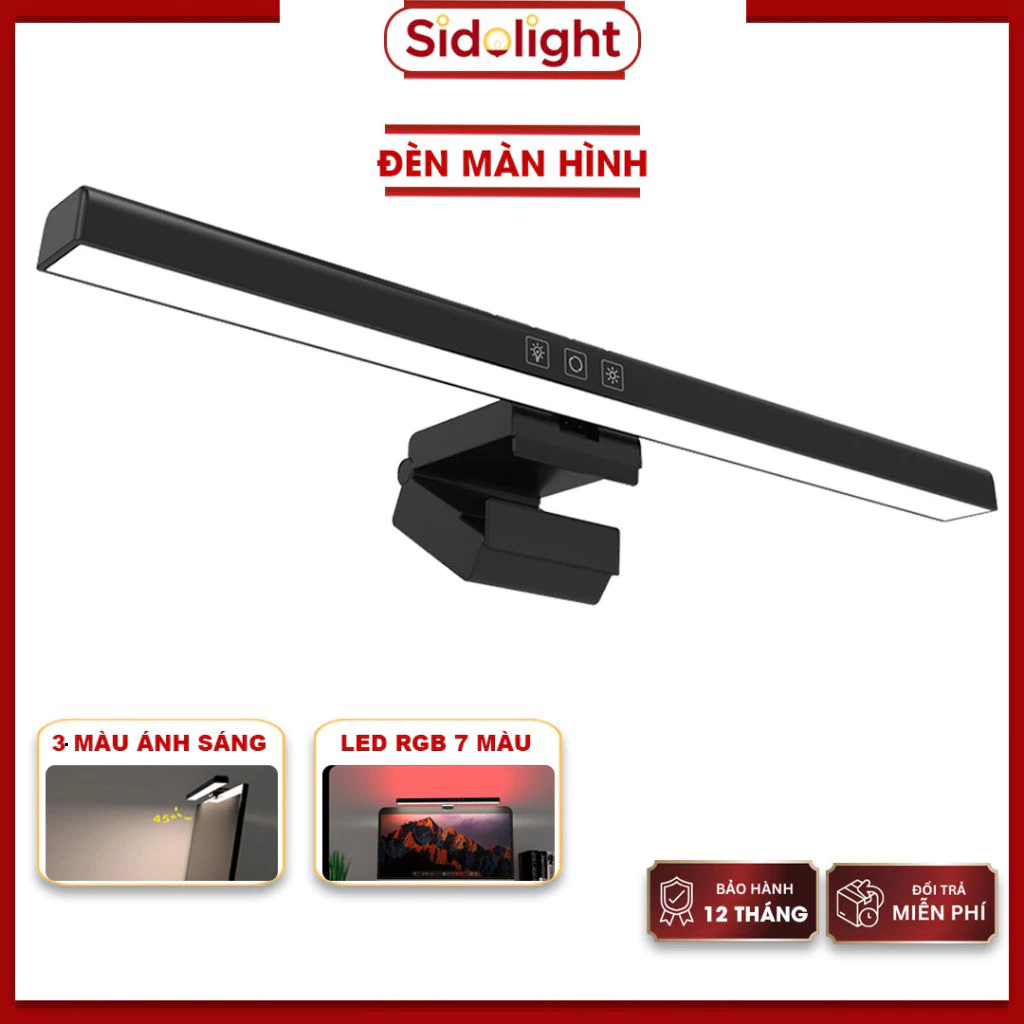 Đèn treo màn hình pc SG301 đèn màn hình máy tính cảm ứng 3 màu ánh sáng led RGB hắt tường