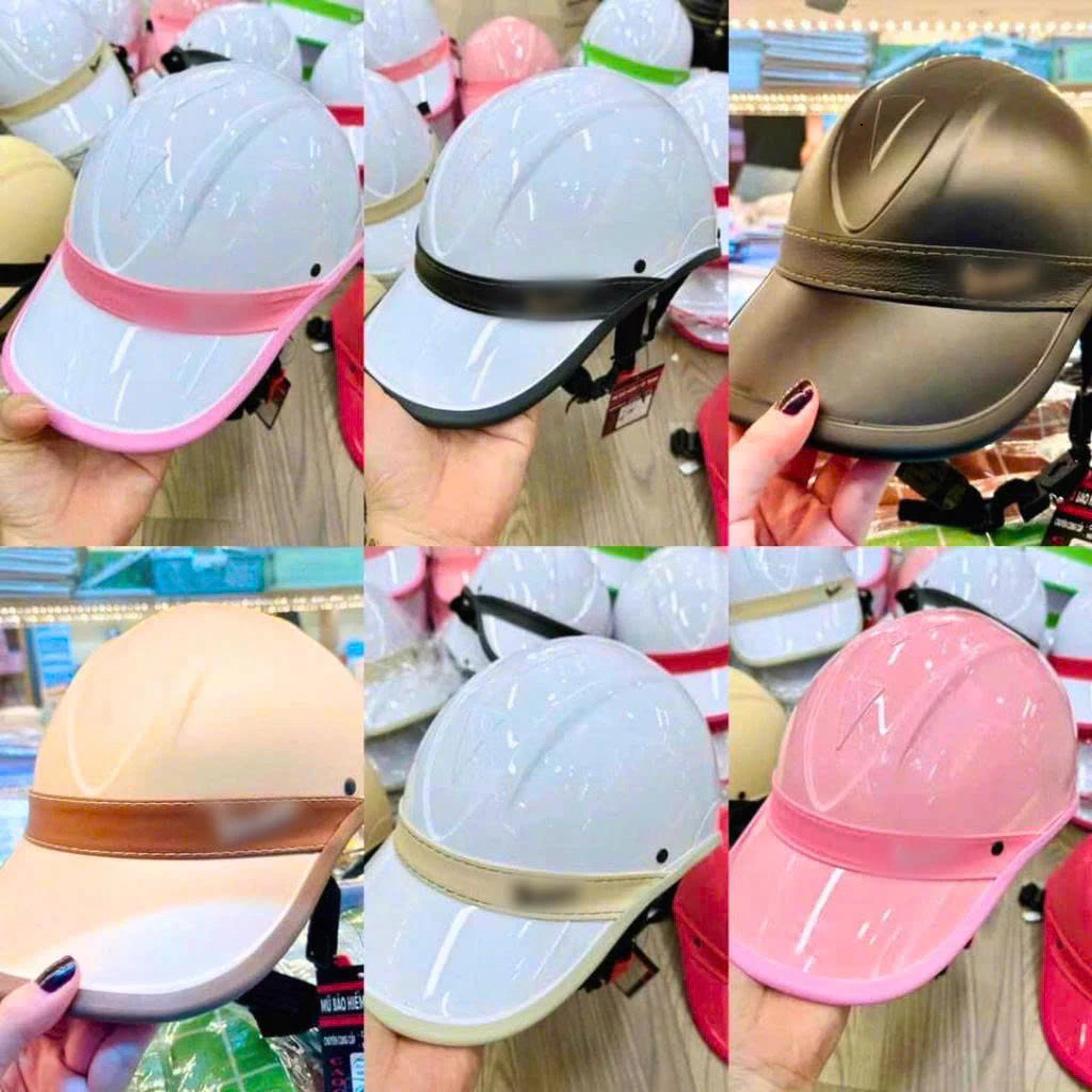 Nón bảo hiểm lưỡi trai cao cấp Vespa dành cho nữ và nam