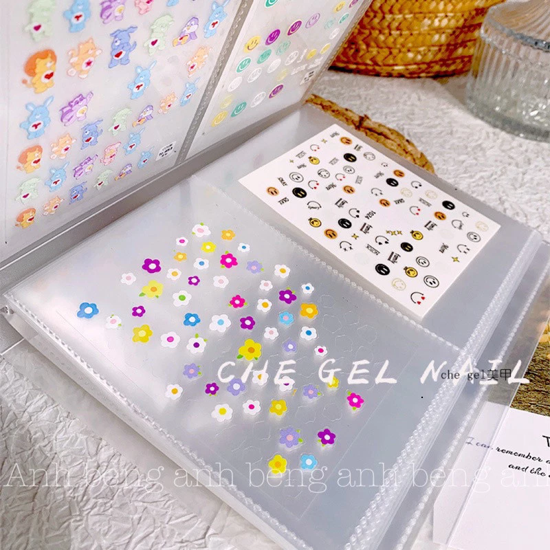 Sổ đựng mẫu sticker , sổ đựng mẫu nail.dài 33 x rộng 21  ☄️FREESHIP☄️
