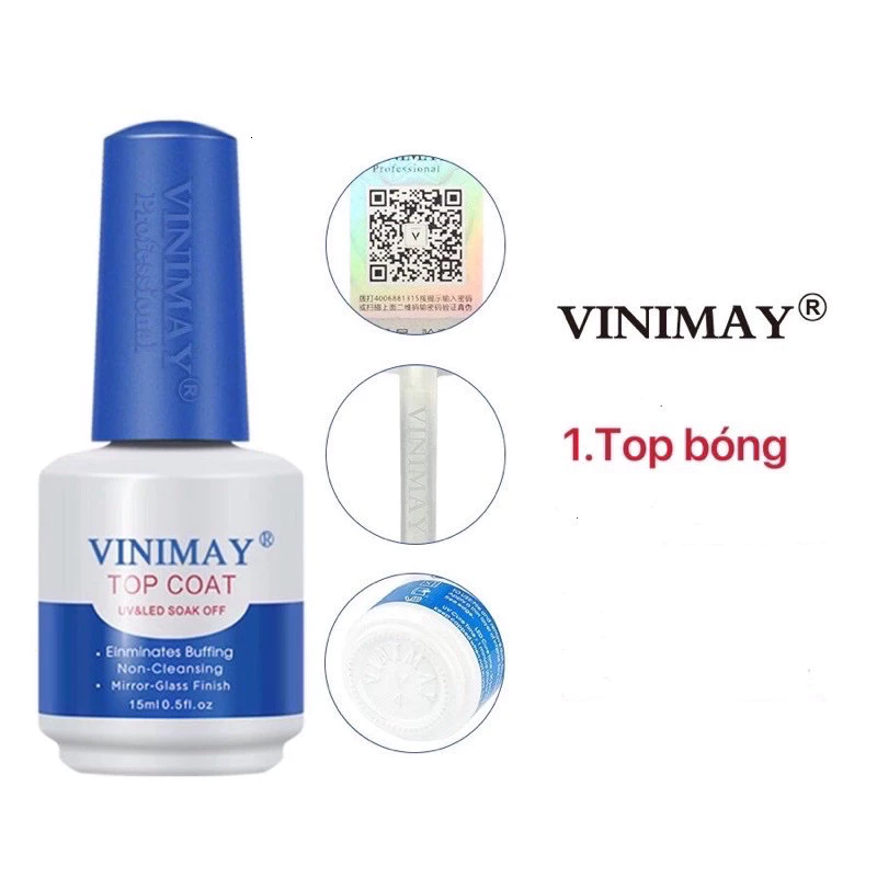 Top Coat ,Top bóng ViNiMay☄️FREESHIP☄️ Hàng chính hãng