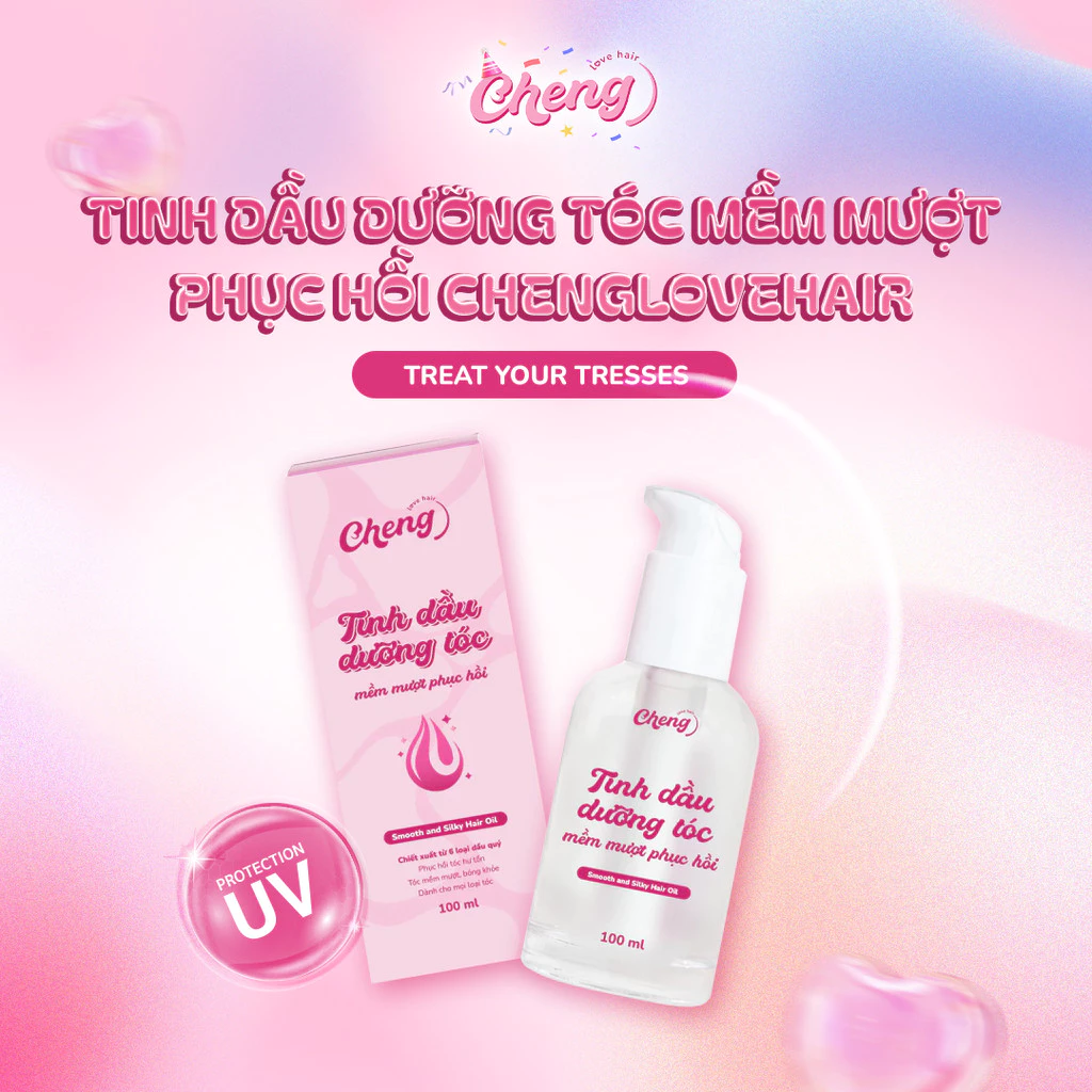 Tinh dầu dưỡng tóc mềm mượt phục hồi Chenglovehair | Chenglovehairs