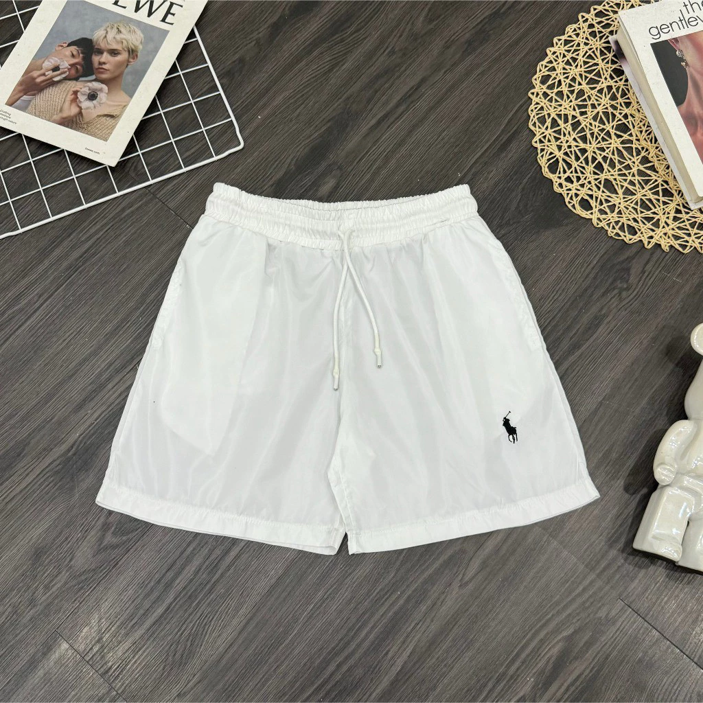 Quần short P alpl La uren Thêu Ngựa ,vải kaki cao cấp ,hình thêu ngựa vi tính ,có dây rút và có túi 2 bên Hot Trend 2026