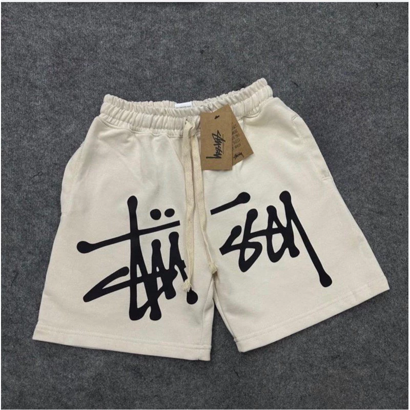 Quần Short Đùi Stussy Chữ To Hai Bên Đùi Mẫu Mới Hottrend Form Unisex 2026.....