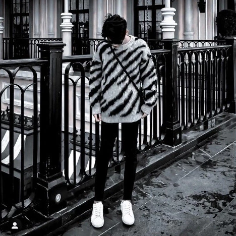 Áo Sweater, Áo Len Lông Cao Cấp Họa Tiết Vằn Luxury Nam Nữ Mặc Đều Đẹp - Áo Len Hổ Vằn Chất Dày Đẹp Hottrend 2023 2026..