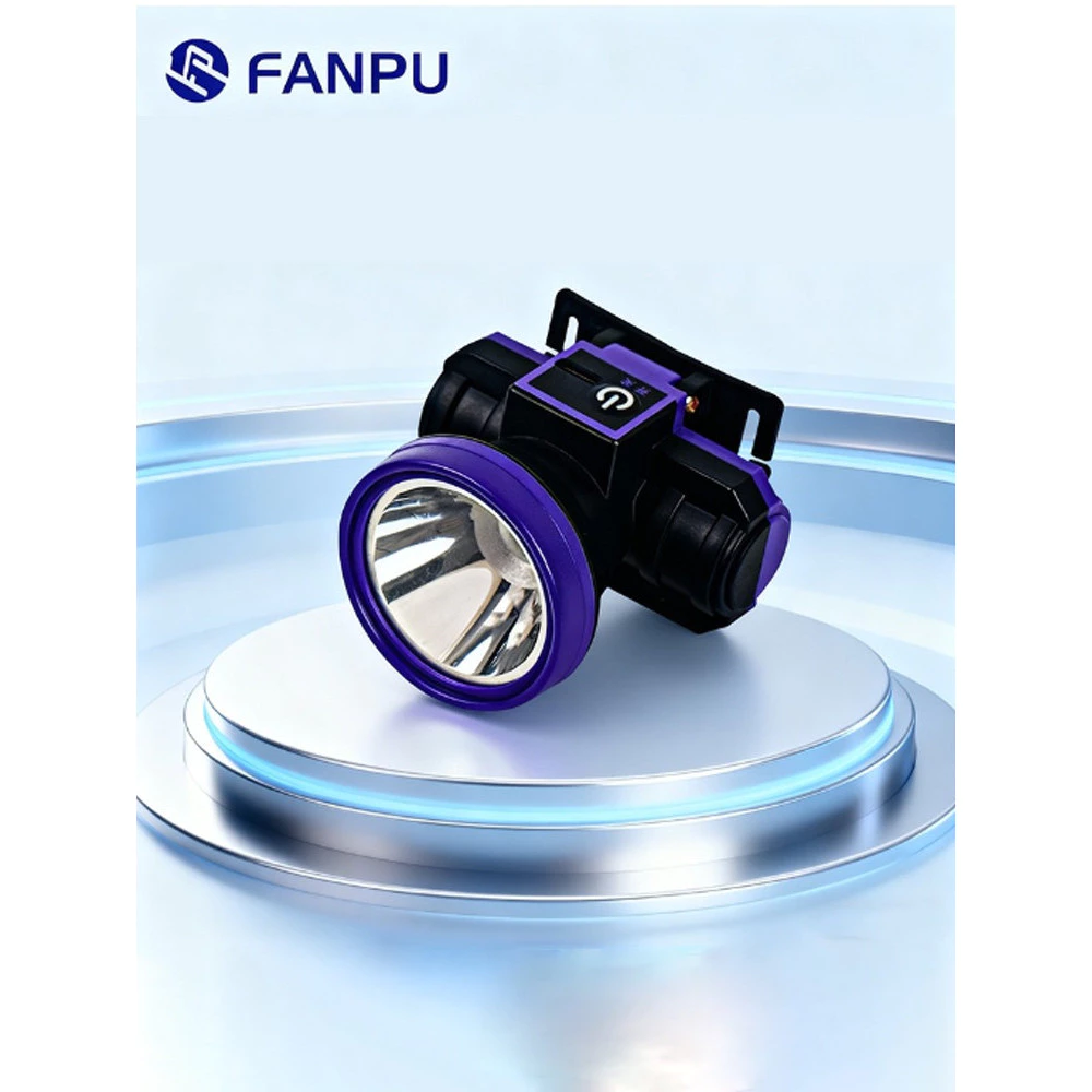 Fanpu Đèn Led Đội Đầu Siêu Sáng Chiếu Xa 3 Chế Độ Sáng, Nhỏ Gọn Cho Câu Cá Ban Đêm