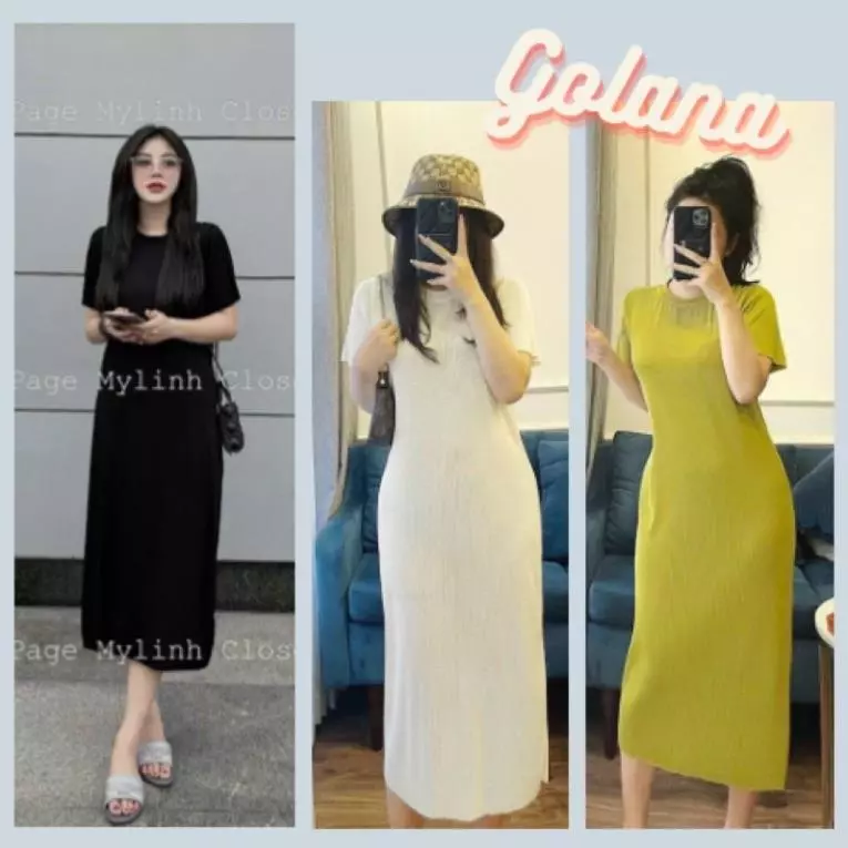 Váy Suông Nữ Dáng Dài Tăm Nhung Mát ( Có Bigsize) .