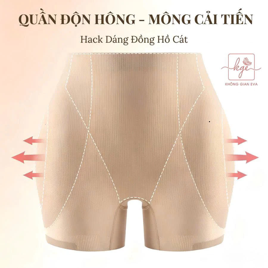 [BẢN MỚI] Quần Độn Hõm Hông và Mông Dáng Ngắn Giúp Vòng 3 Căng Tròn Tự Nhiên Hack Dáng Đồng Hồ Cát