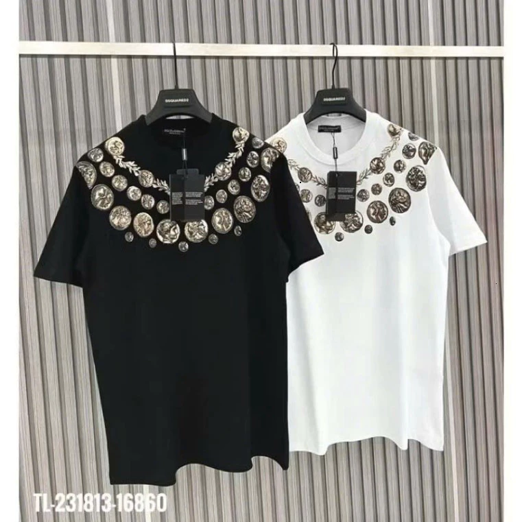 Áo Boy Phố Premium Cotton Phối Họa Tiết Hoa Văn Đồng Xu Ở Cổ Hàng Mới Về Sành Điệu, ÁO THUN NAM CÁO CẤP HÌNH THẬT 2026..