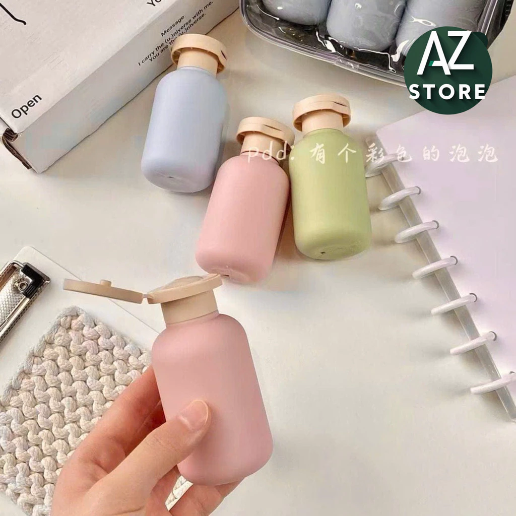 Set 3 lọ chiết kèm túi dung tích 100ml, tiện lợi khi mang đi du lịch, công tác  🍀