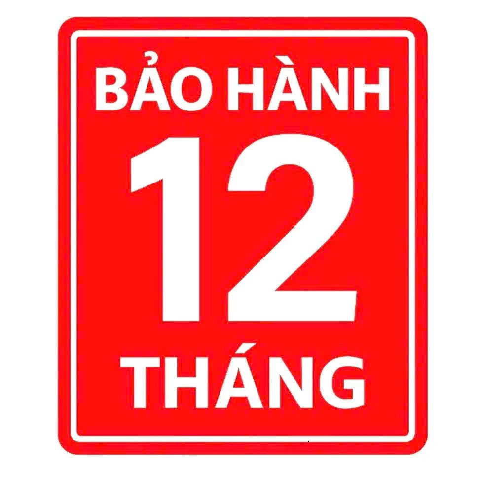 Thẻ bảo hành 12 tháng sản phẩm