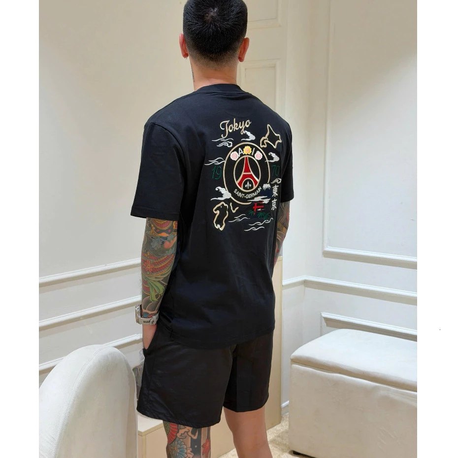 💝TOP💝 Bộ Short Tay Ngắn Nam Thêu Chữ Tokyo, Chất Mát, Form Rộng, Mặc Hè Đi Chơi Đẹp