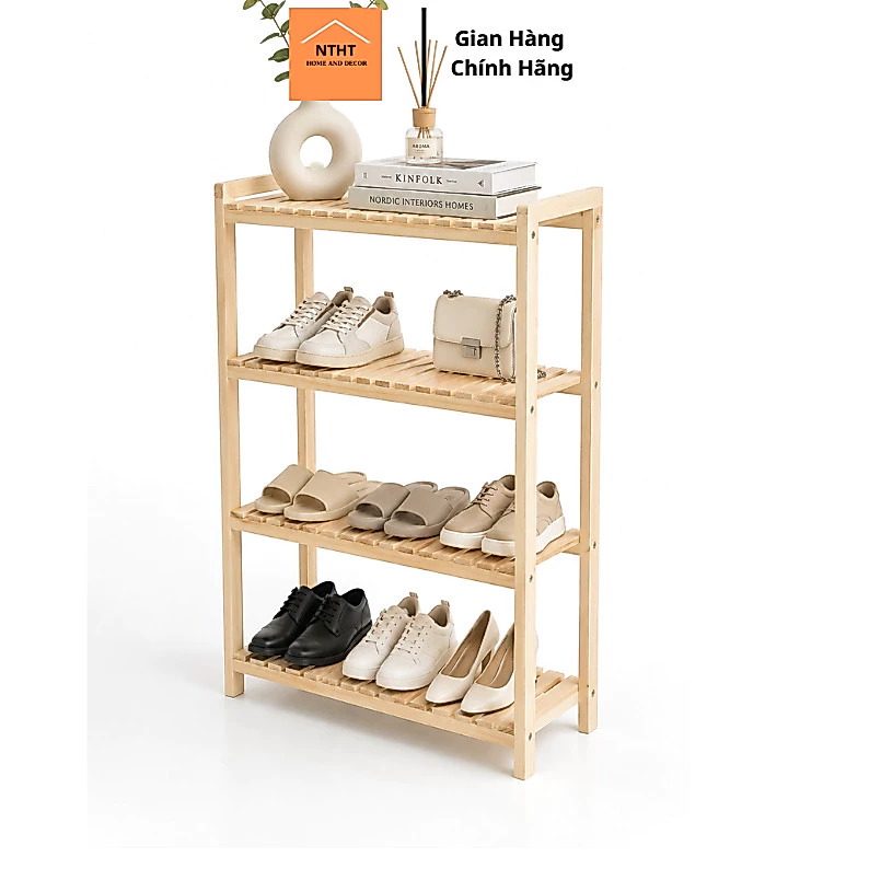 Kệ giày DECOR HT 2 3 4 tầng 80 cm, bảo hành 2 năm