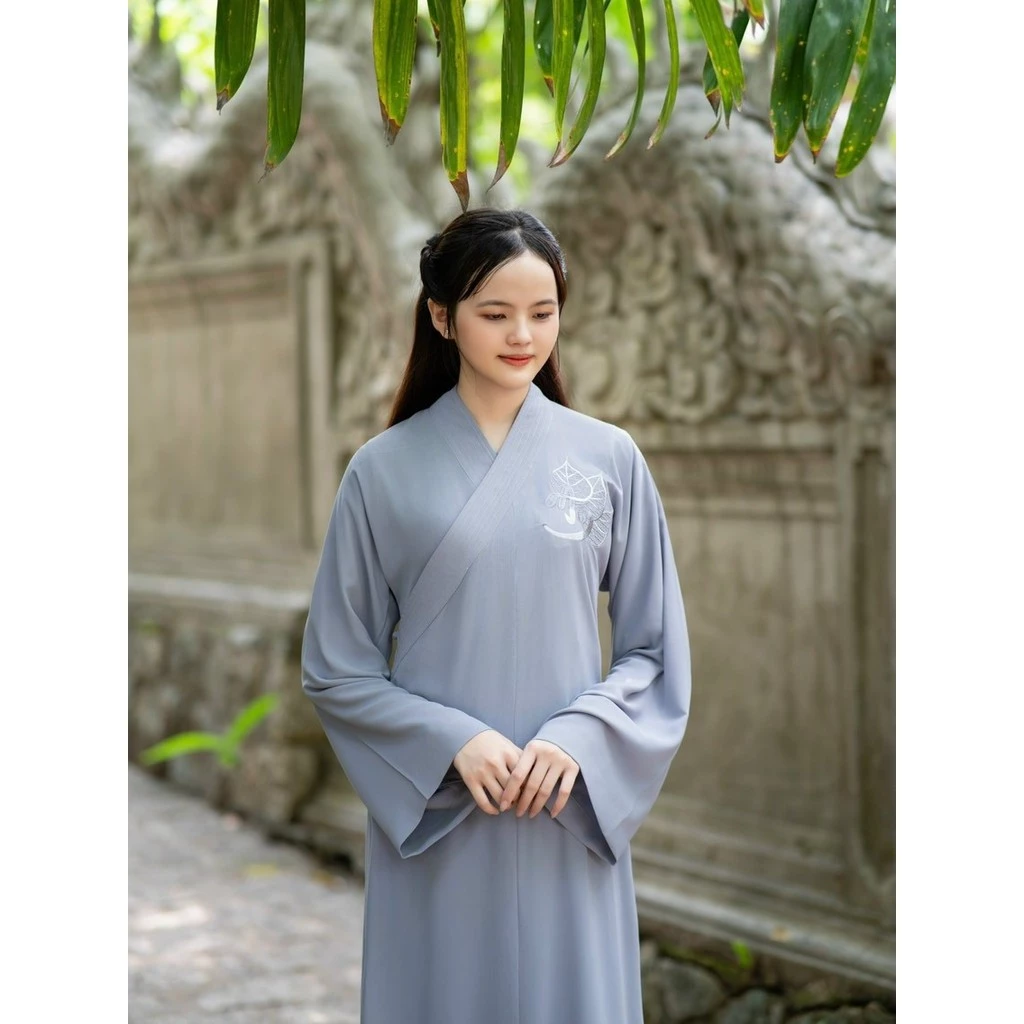 Áo tràng xẻ tà Tầm Ý mát, thoáng hút mồ hôi tốt MỎNG, mềm, mượt, suôn, rũ - CHỈ ÁO - XEM KỸ SIZE