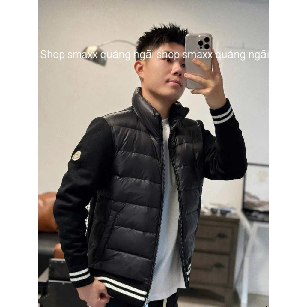 Áo Khoác Phao Cổ Trụ Tay Phối Len,Quảng Châu Loại 1 Hot Trend 2026