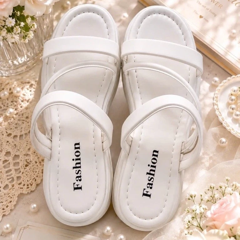 Dép bánh mì dành cho nữ đế cao 3-5 cm quai mềm, êm size nhiều màu sắc kiểu dáng