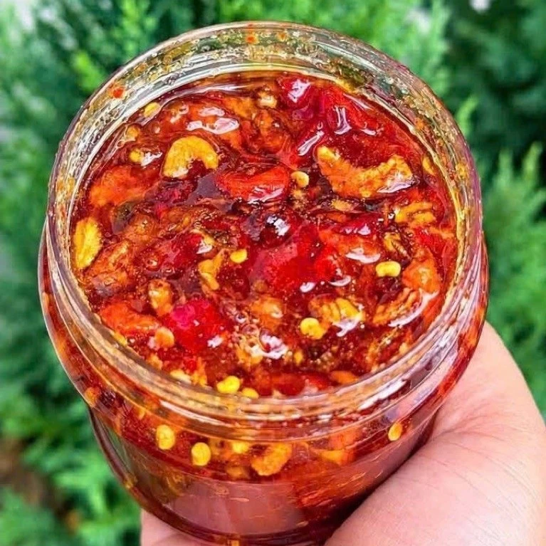 muối ớt tôm khô campuchia ( loại thủ công nhà làm )